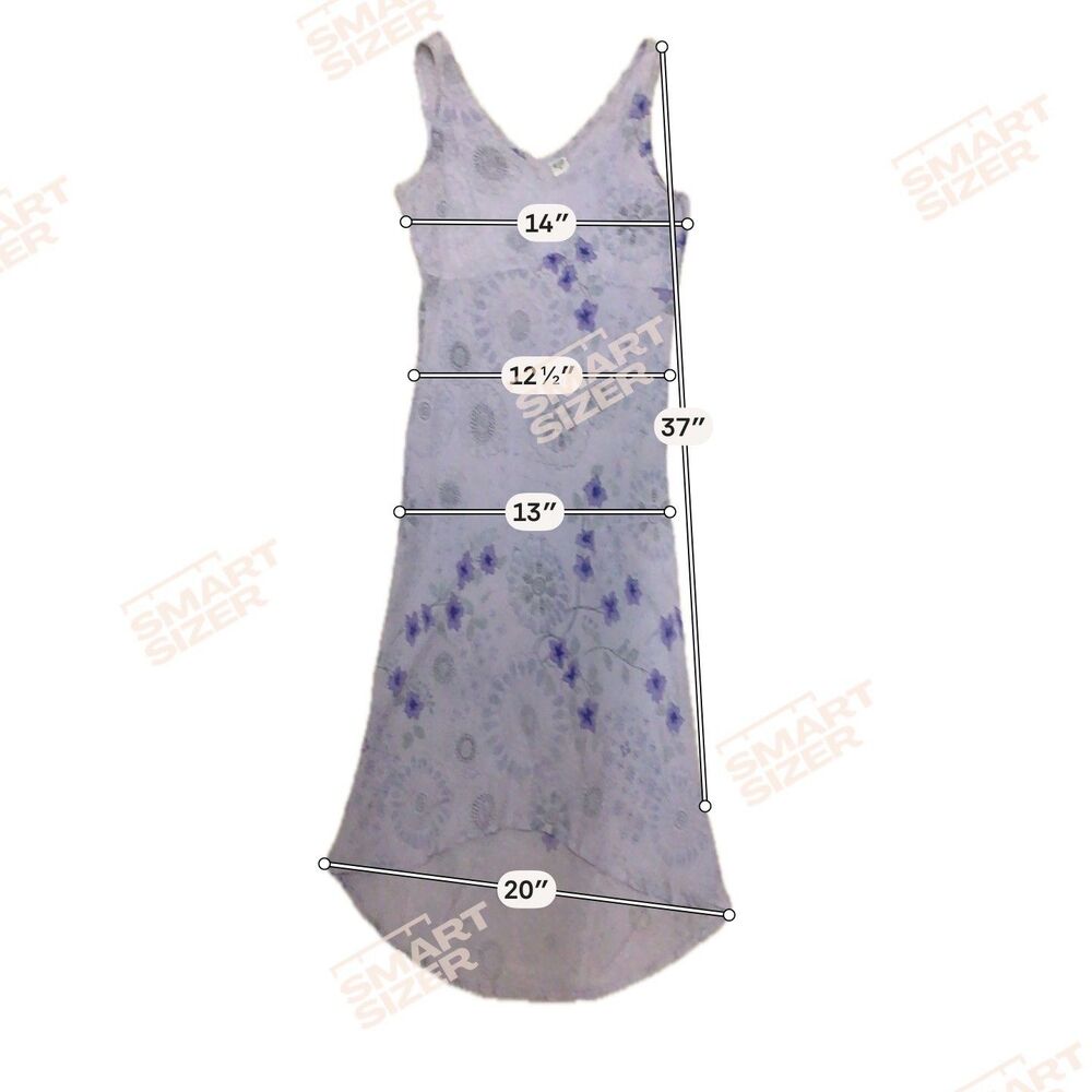 Vtg Y2k Fairy Asymmetrical Ruffle Floral Midi Slip Dress Feminine WhimsiGoth - Picture 2 of 16